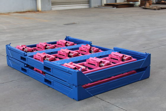 ISO Warehouse Heavy Duty 2400 Lb พาเลทเหล็กวางซ้อนกันได้