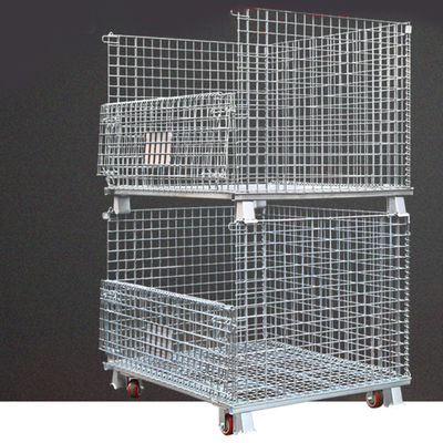 CE RAL ผงเคลือบภาชนะตาข่ายลวดพับ 1000KG